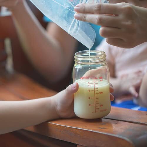 human milk bank_milk bottle_nutrition reviews research