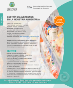 ILSI Mesoamérica Gestión de alérgenos en la industria alimentaria ILSI Mesoamérica Gestión de alérgenos en la industria alimentaria